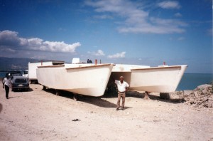 50 ft catamaran restored